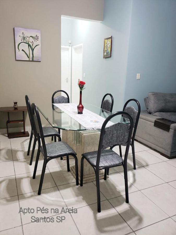 Apartamento Pes Na Areia Сантос Екстериор снимка